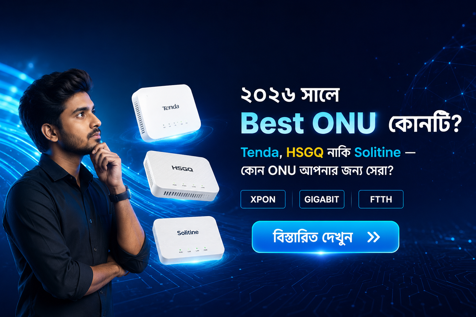 ২০২৬ সালে Best ONU কোনটি? – বাংলাদেশের জন্য সেরা XPON ONU Buying Guide
