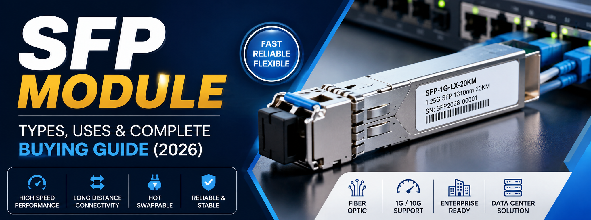 What is an SFP Module? Types, Uses & Complete Buying Guide (2026)
