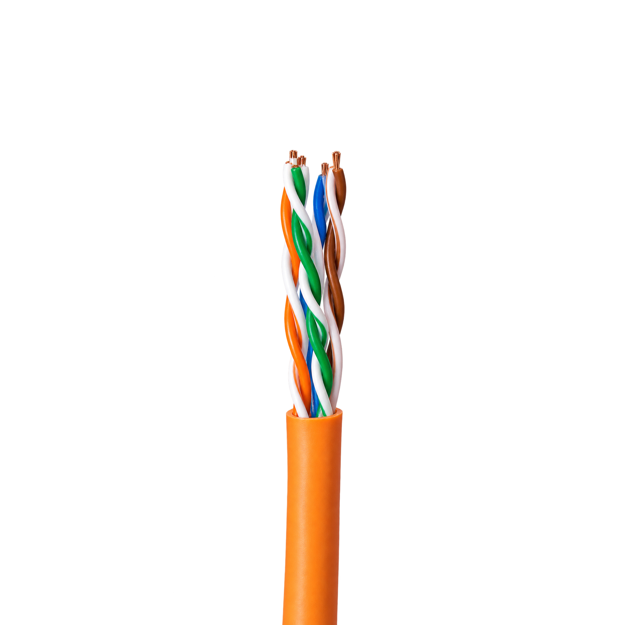 SOL6157-OR-LS - SOLITINE Cat6 UTP 4 pair LSZH LAN Cable 305m