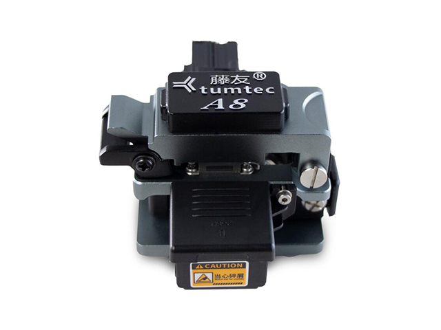 Tumtec A8 Durable Precise Fiber Cleaver High Accuracy One-Step Fiber Cutting Tool