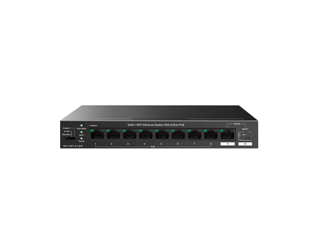 Tenda TEG2210P-8-120W 8-Port Gigabit Cloud Managed PoE Switch