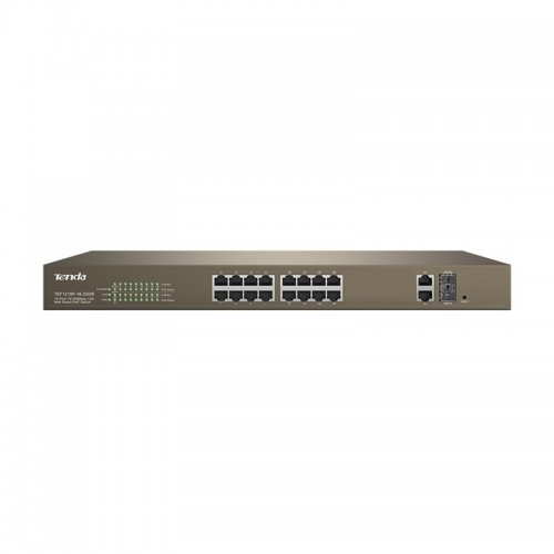 Tenda TEF1218P-16-250W 16FE+2GE/1SFP Smart Switch With 16-Port PoE
