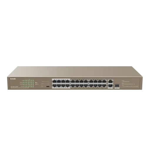 Tenda TEF1126P-24-250W 24 Port PoE Gigabit Switch