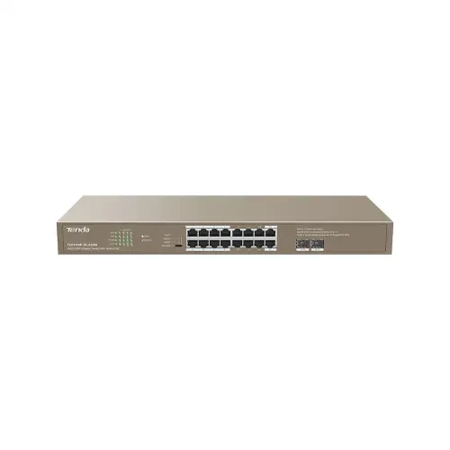 Tenda TEG1118P-16-250W 16GE+2SFP 16 Port PoE Switch