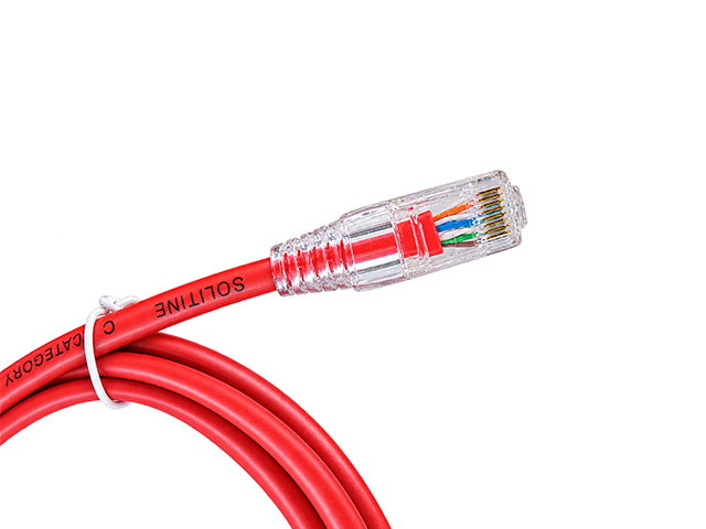 Solitine Cat6 UTP Patch Cable, 3m (Yellow, Blue, Orange, Red)