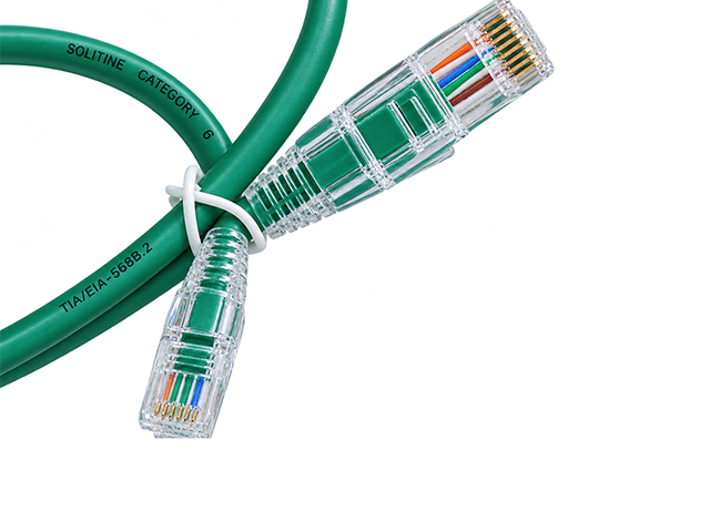 Solitine Cat6 UTP Patch Cable, 0.5m, (Yellow, Blue, Orange, Green)